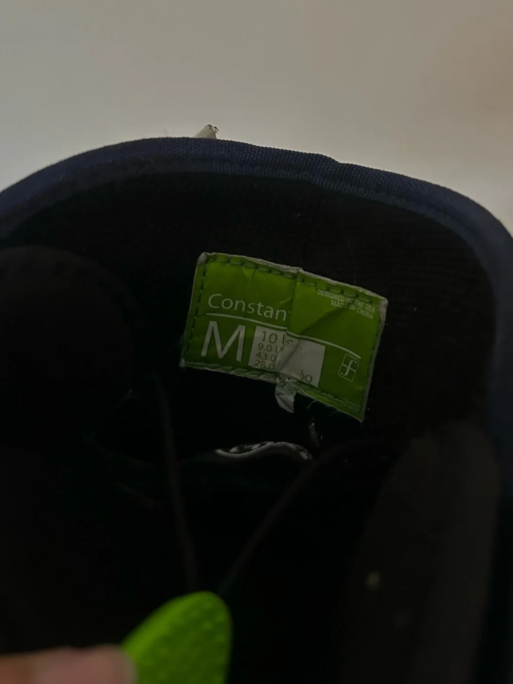 Men's Blue Snowboard Boots with White Laces